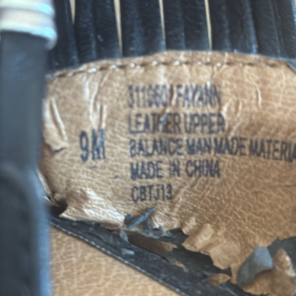 SOFFT BLACK LEATHER STUDDED SLIP ON DOUBLE STRAP MULE SANDALS CORK HEEL SIZE 9 - Picture 8 of 13